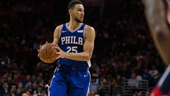 Дабл-дабл Симмонса на спас "Филадельфию" от поражения в матче с "Торонто"