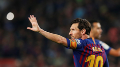 Месси приступил к тренировкам после перелома руки