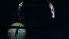 Воздушная гимнастка сорвалась с высоты в цирке