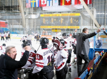 Lipsbergs gūst hat-trick, izlase pārspēj Vāciju