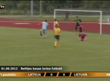 Video: Latvijas izlase pazemo Lietuvas futbolistus