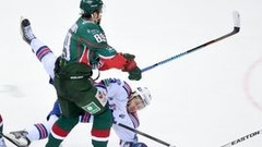 "Ак Барс" во второй раз проиграл СКА в Казани "Ак Барс" во второй раз проиграл СКА в Казани